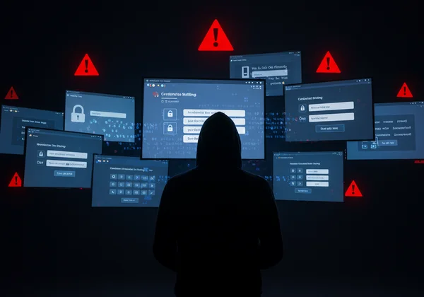 Exploiting leaked password to access multiple accounts.