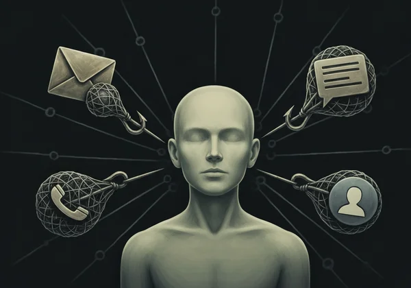 Various phishing attack methods targeting user